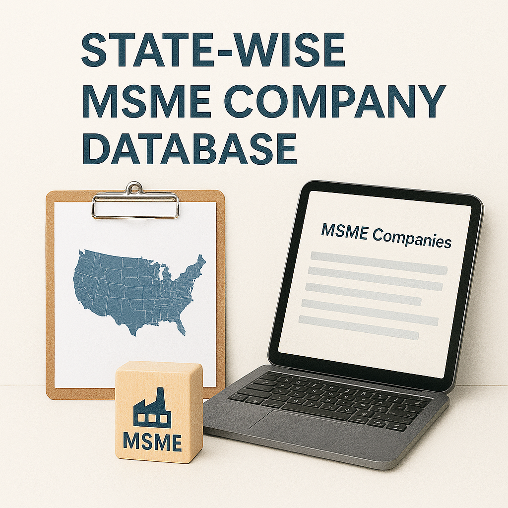 State-wise MSME Company Database
